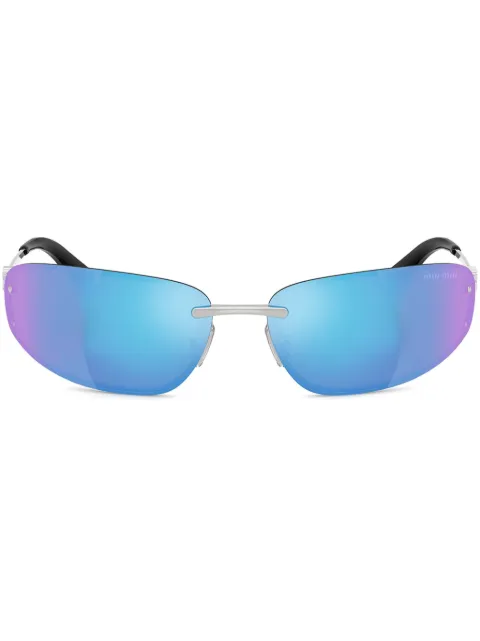 Miu Miu Eyewear lentes de sol con armazón ovalada