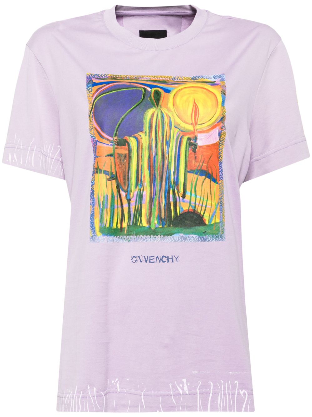 Givenchy graphic-printed t-shirt - Purple