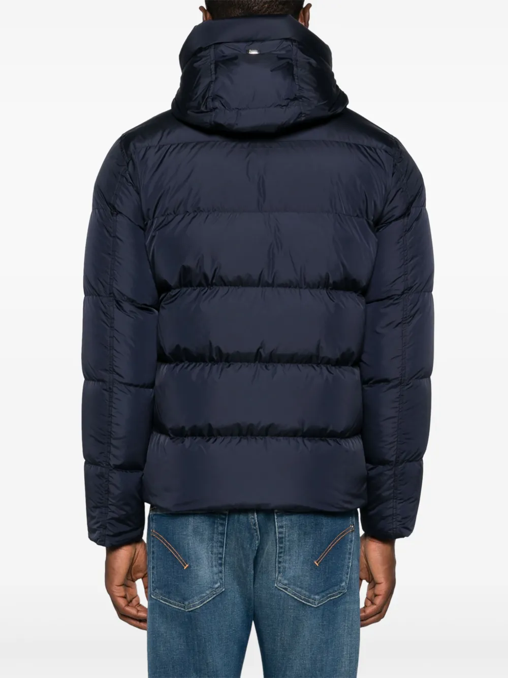 Herno Donsjack met capuchon Blauw