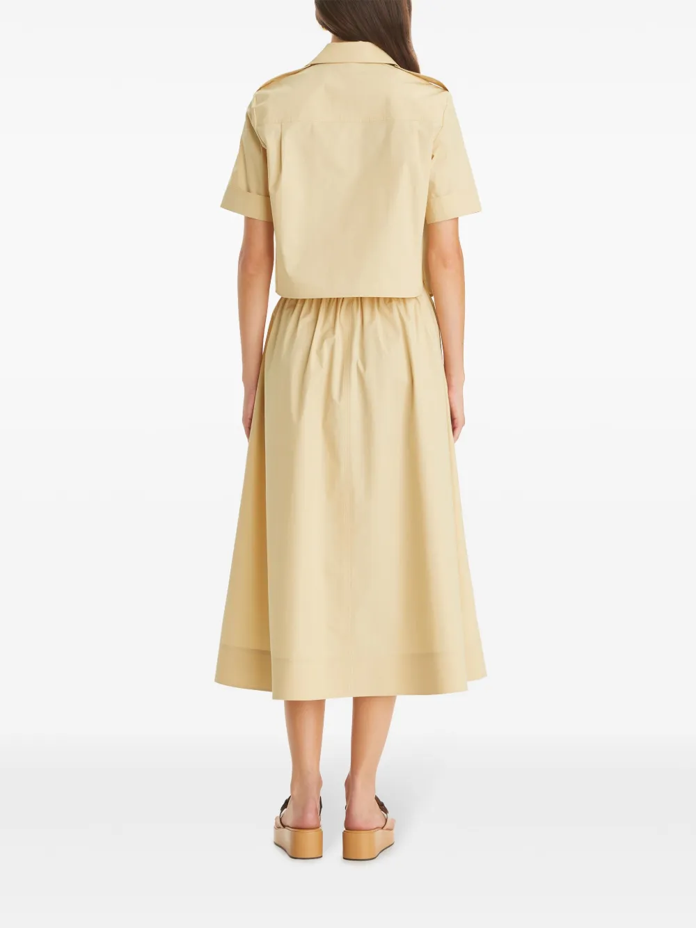 Tory Burch Short-sleeve Shirt In Nude