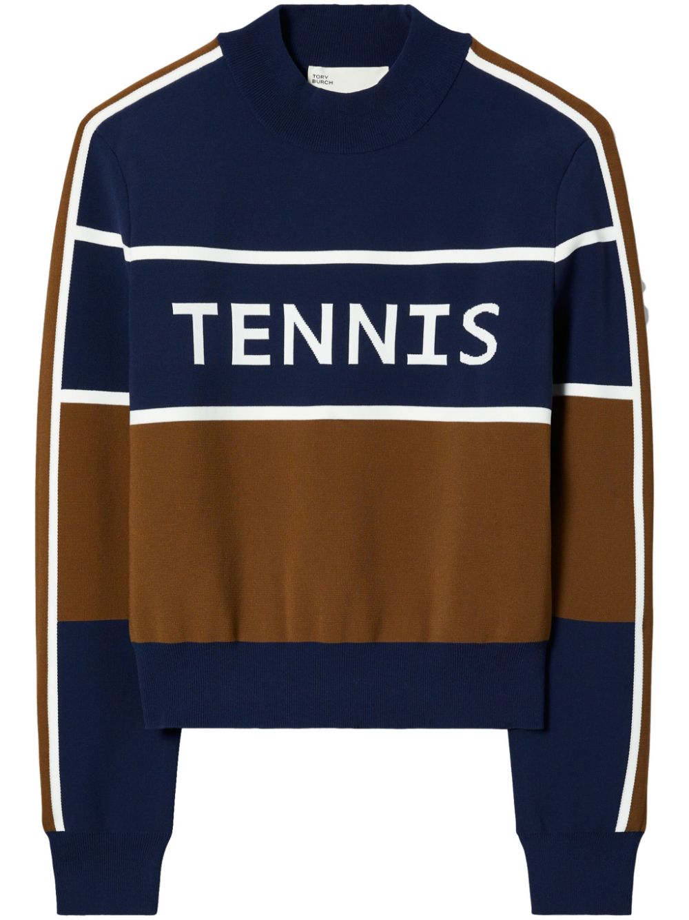 Tory Burch Tennis cropped jumper - Blau