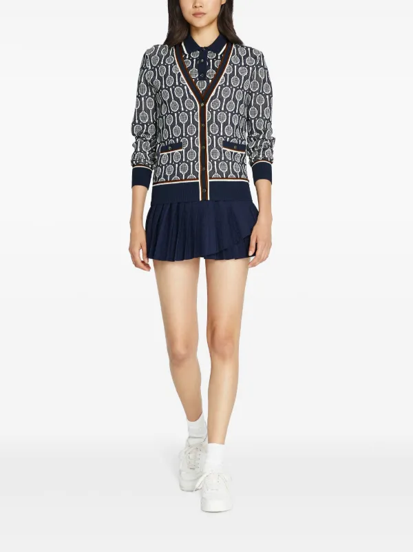 Tory burch navy cardigan outlet