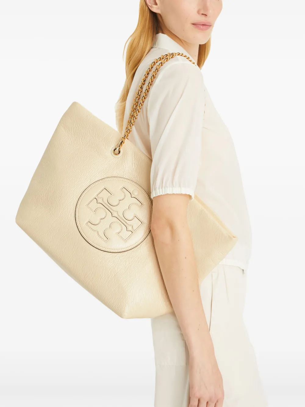Tory Burch Ella shopper - Geel