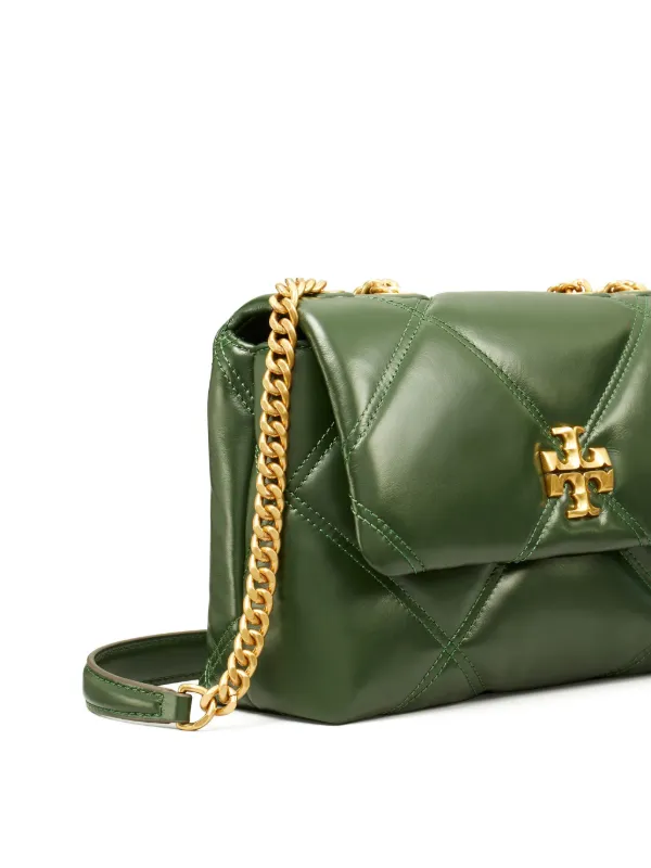 Tory Burch Small Kira diamond-quilted Convertible Shoulder Bag | Green |  FARFETCH