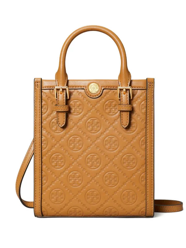 Tory burch brown tote bag discount