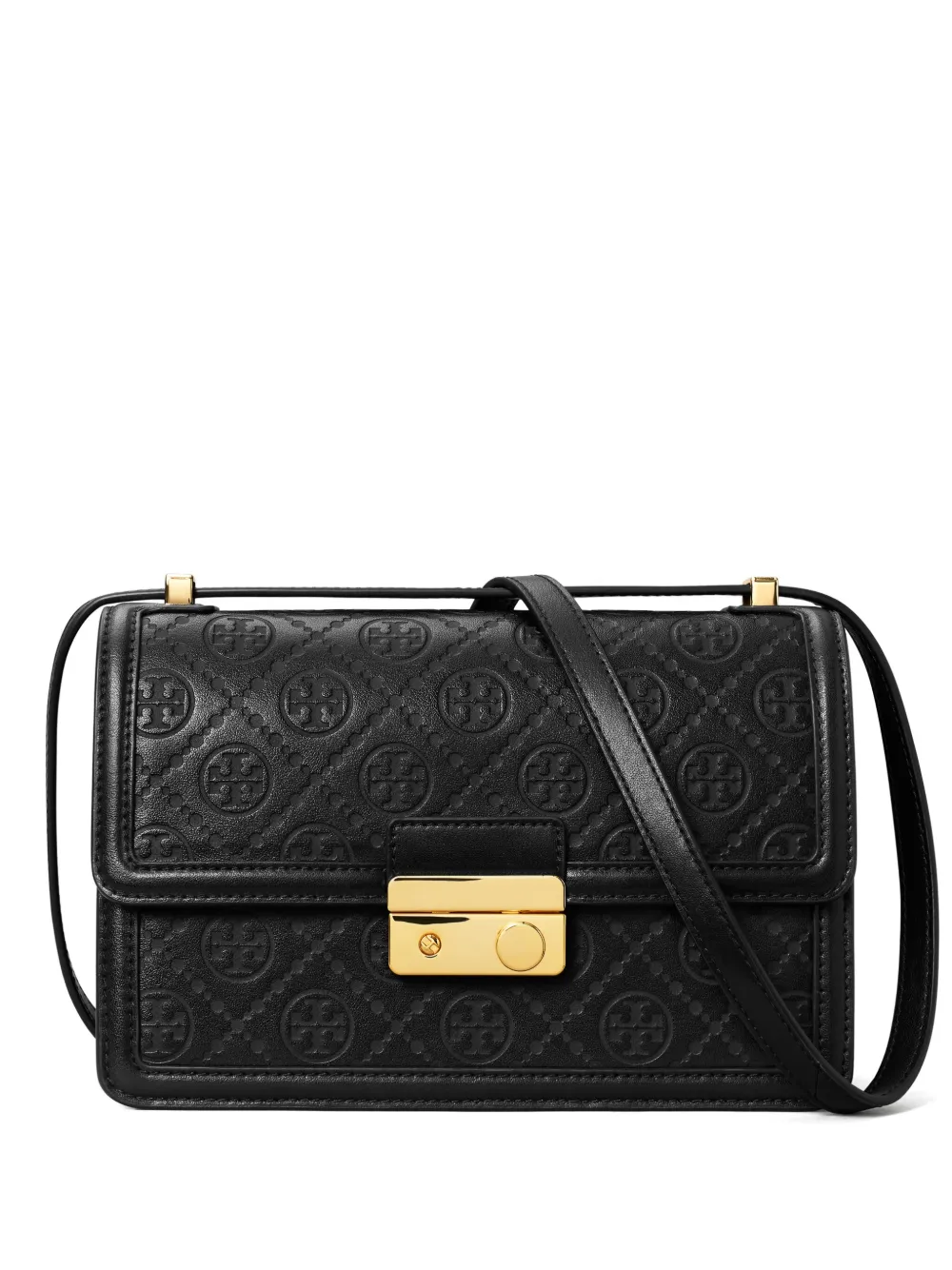 Tory Burch T Monogram Shoulder Bag Black