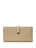 Tory Burch T-monogram leather wallet - Neutrals