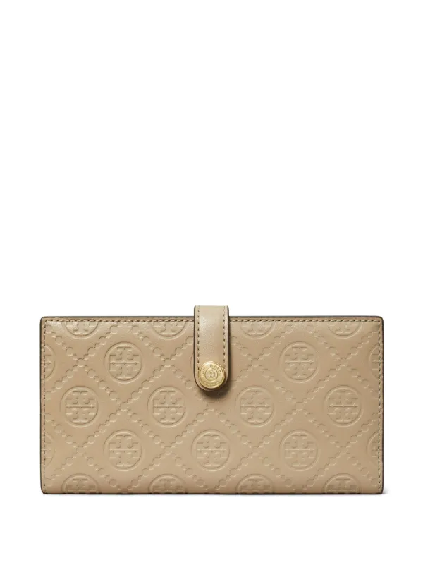 Tory burch leather wallet cheap