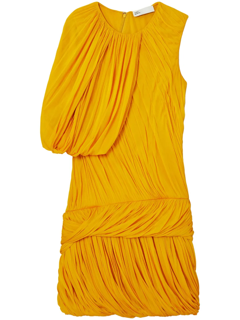 Tory Burch Goddess Sheer Dress Yellow FARFETCH CA