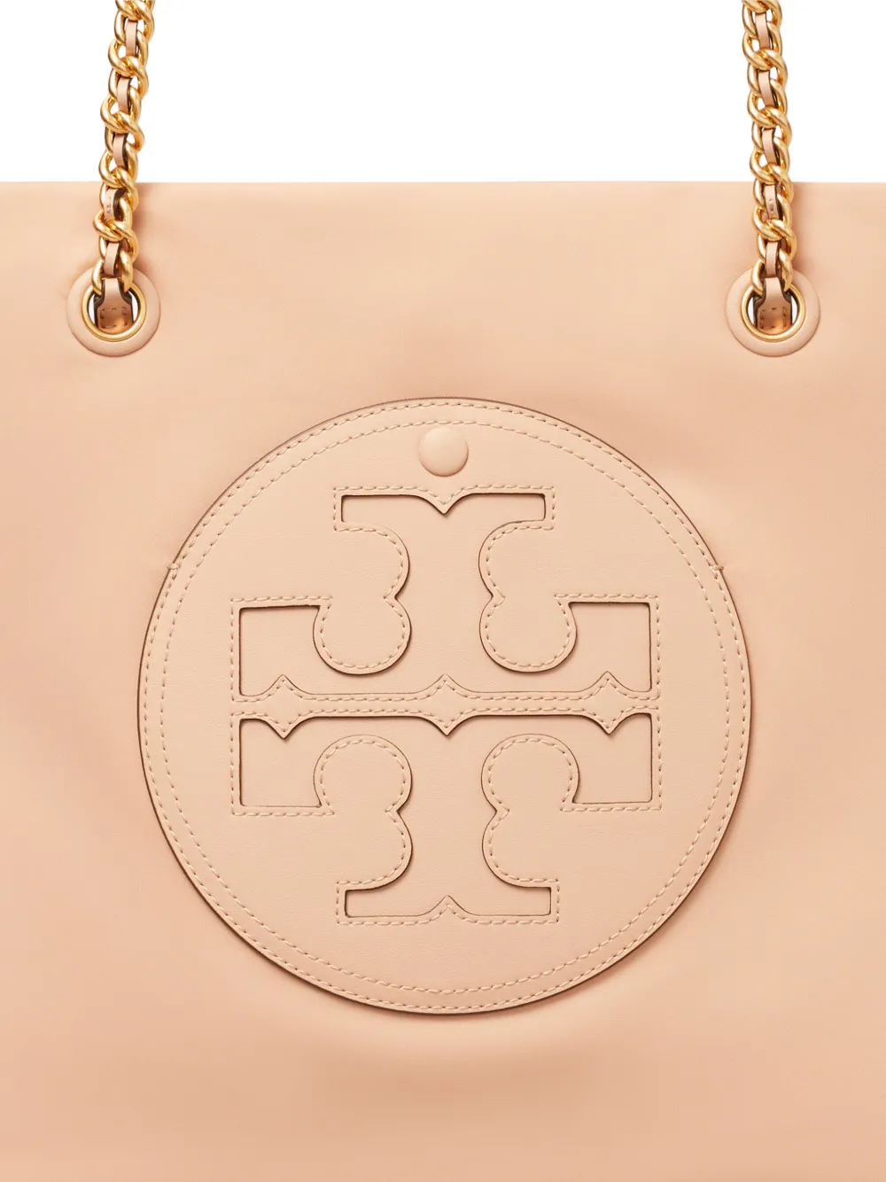 Tory Burch Ella shopper met ketting Beige