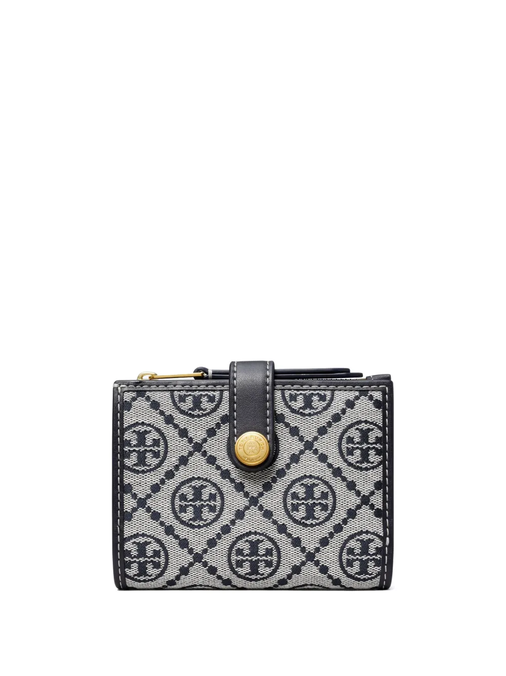 Tory Burch Portemonnee met T monogram Blauw