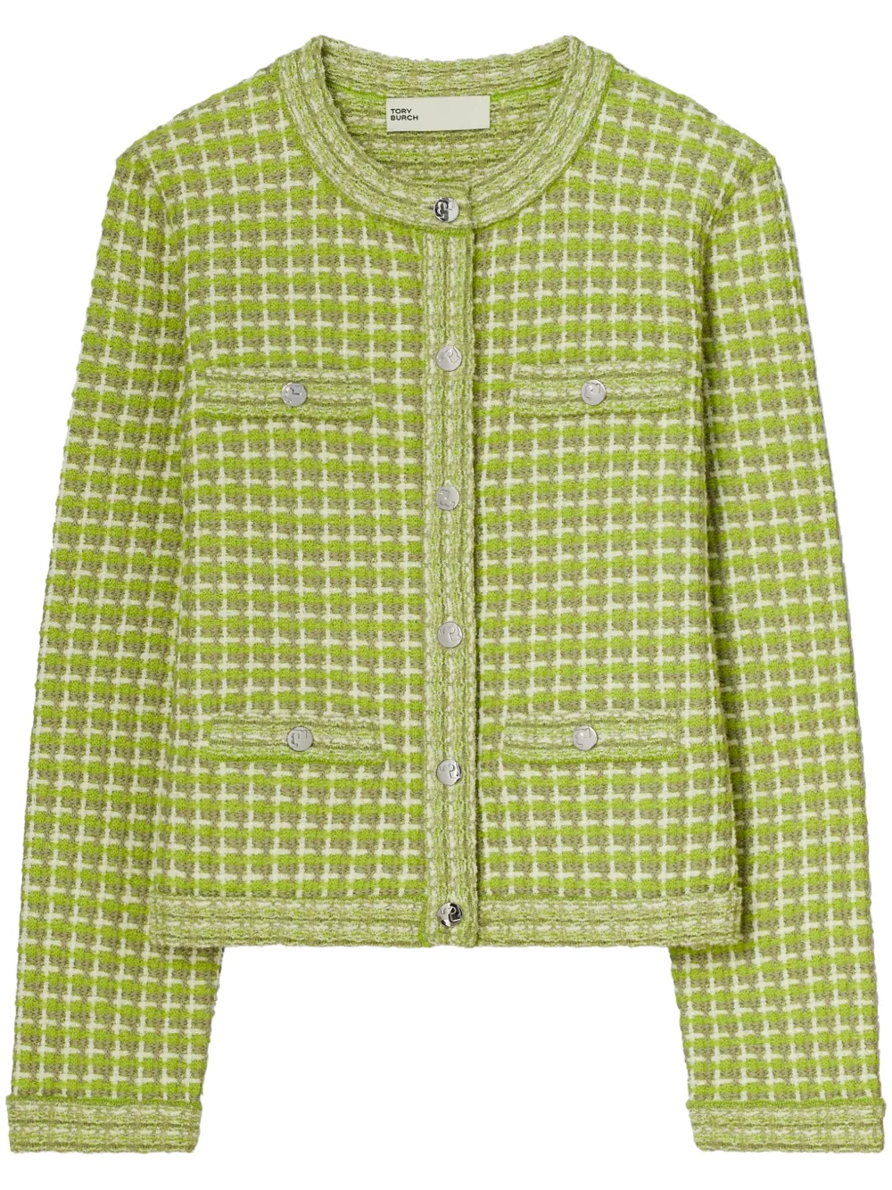 Tory burch green cardigan top
