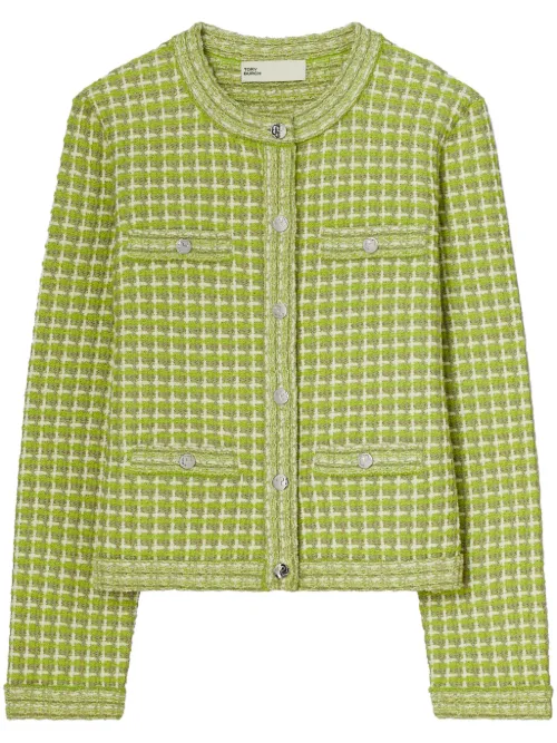 Cardigan Kendra en jacquard - Tory Burch - Modalova