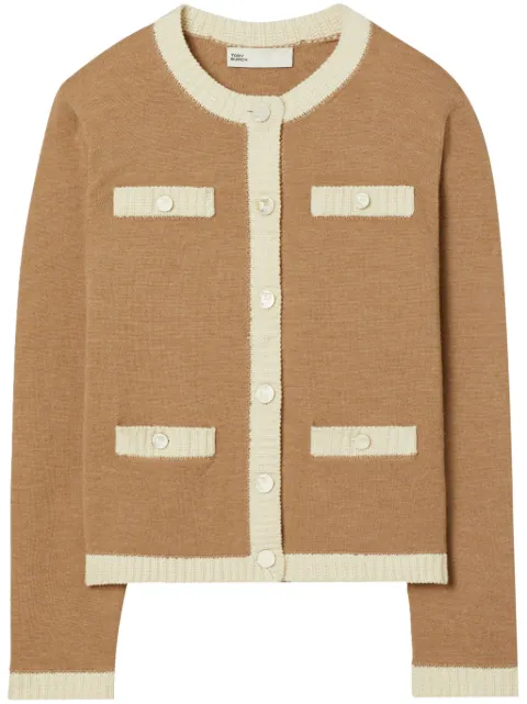 Tory Burch Kendra chunky wool cardigan