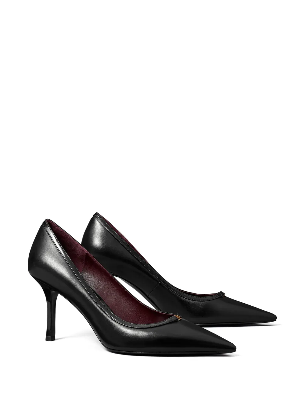 Tory Burch 80 mm Double T pumps - Zwart