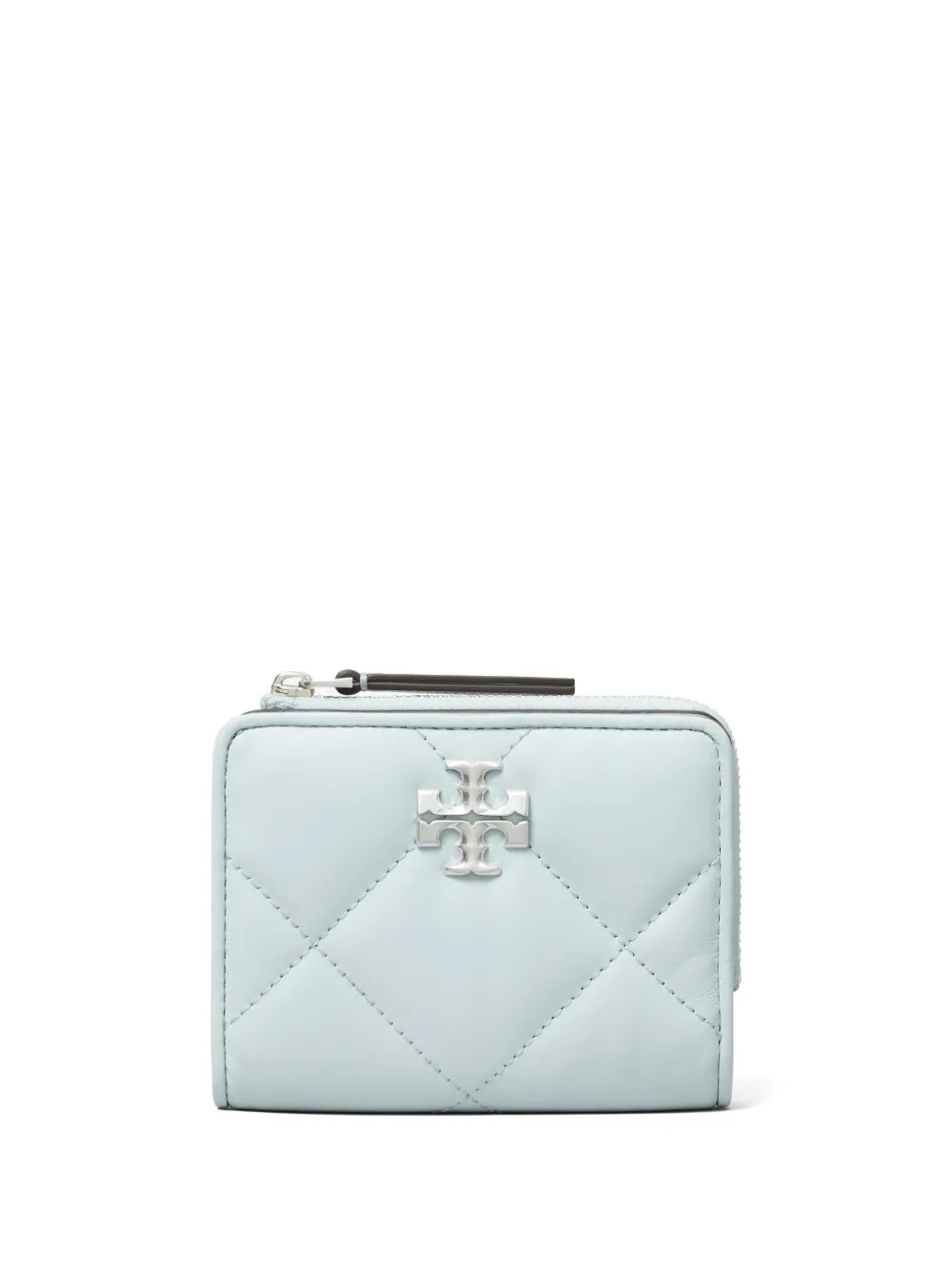 Tory Burch Kira Diamond Quilt Bi Fold Wallet Blue