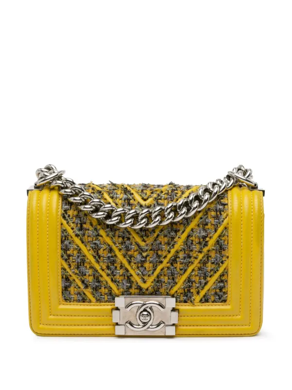 Chanel boy yellow deals