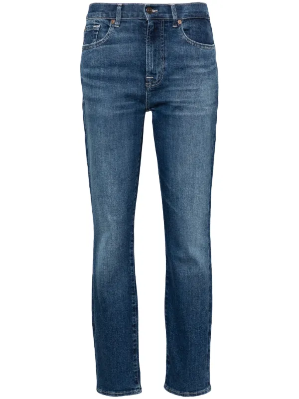 For All Mankind Slim Illusion Santa Monica Jeans Blue