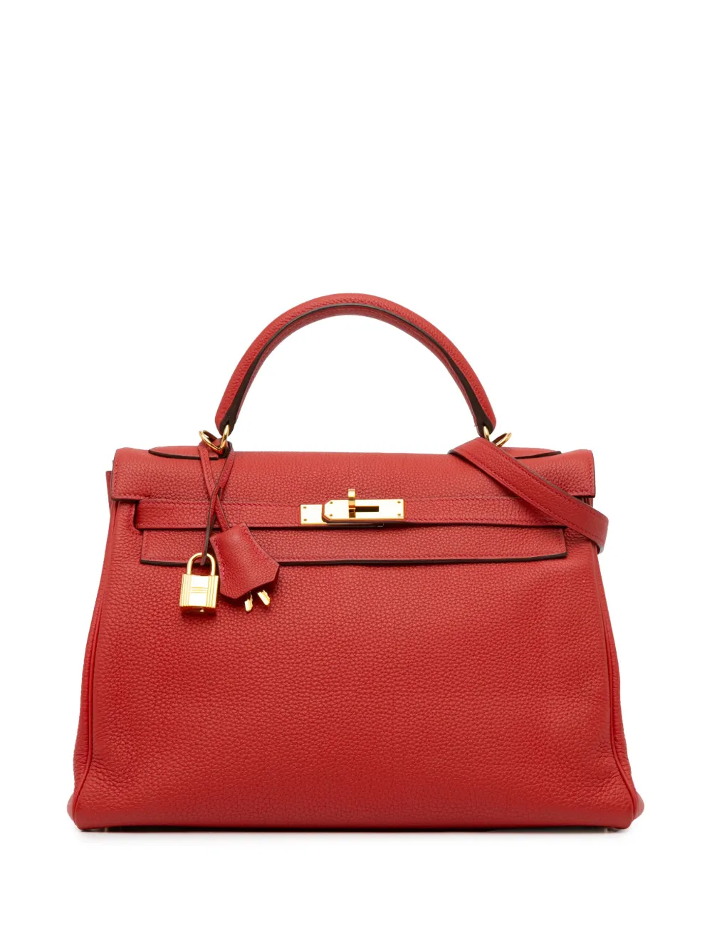 Hermes Pre Owned Sac a Bandouliere Kelly Retourne 32 2015 Rouge FARFETCH FR