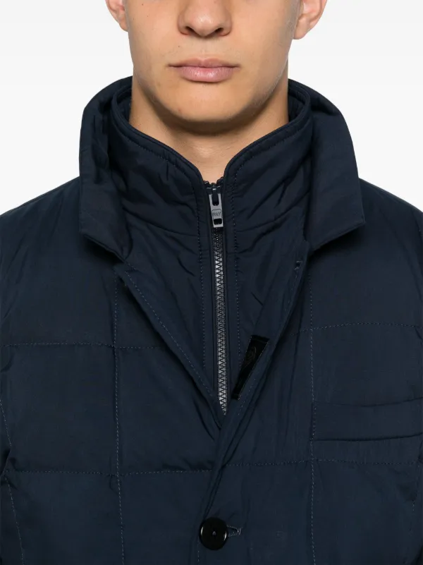 Fay double-front Down Jacket | Blue | FARFETCH AO