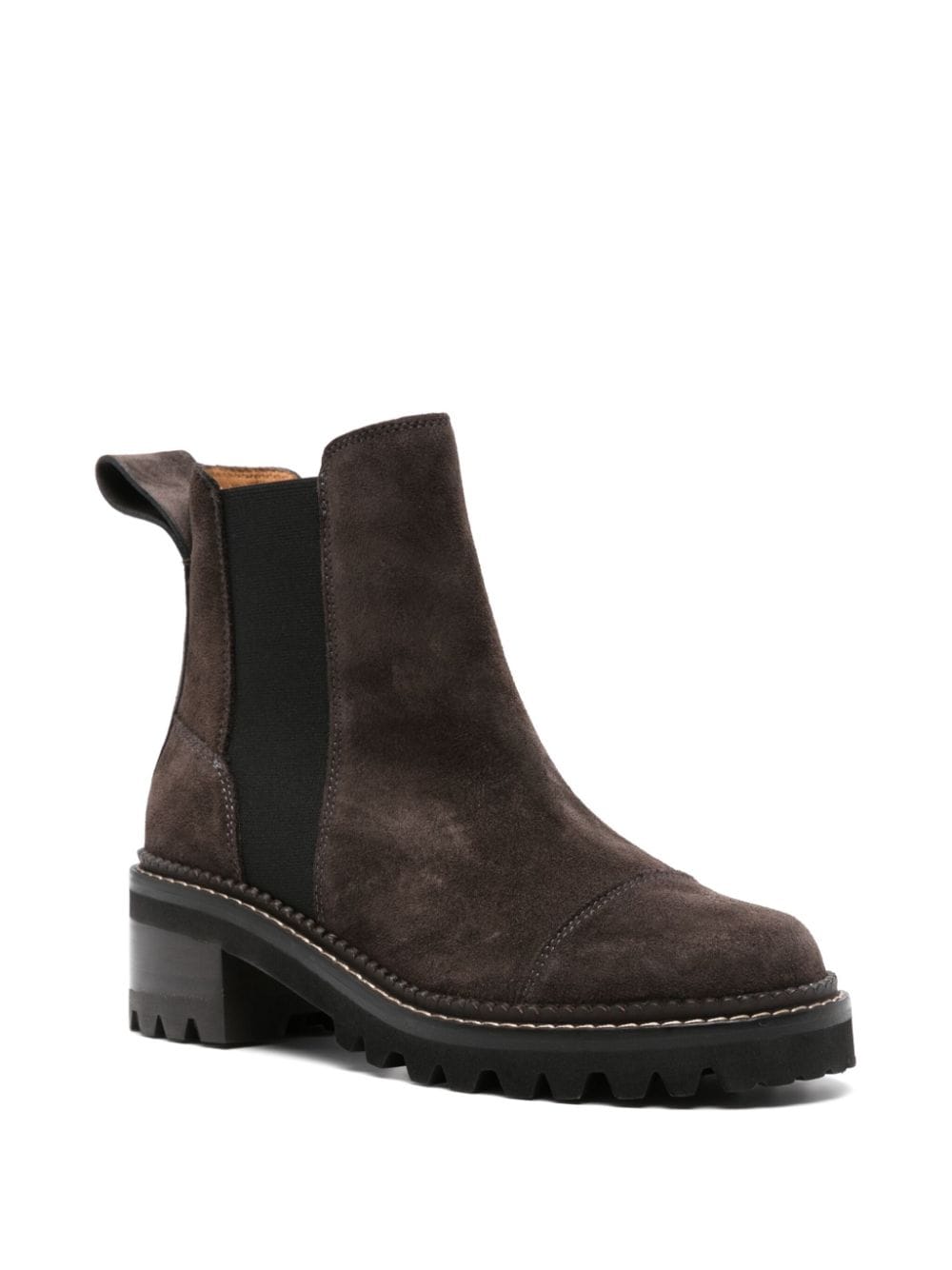 Shop See By Chloé Mallory Chelsea Boots In Brown