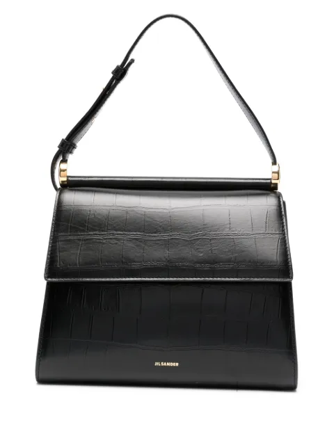 Jil Sander bolsa de hombro con logo estampado