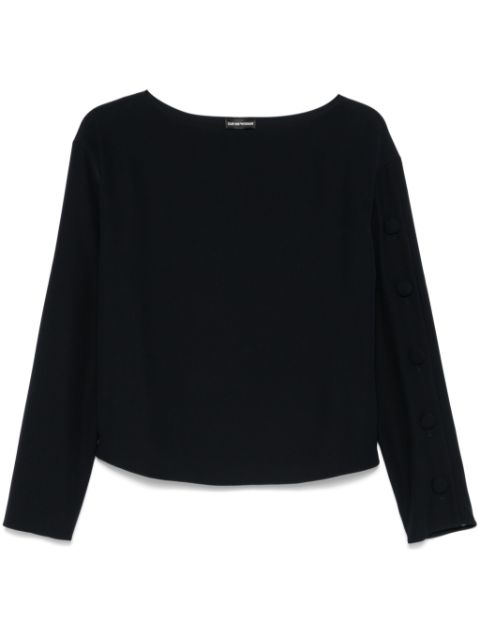 Emporio Armani boat-neck blouse Women