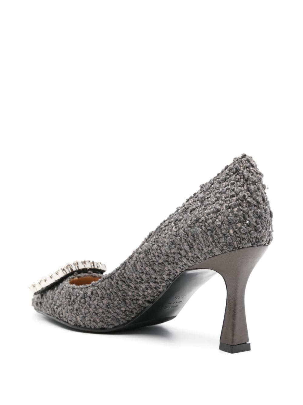 Shop Roberto Festa 75mm Lilly Pumps In Grau