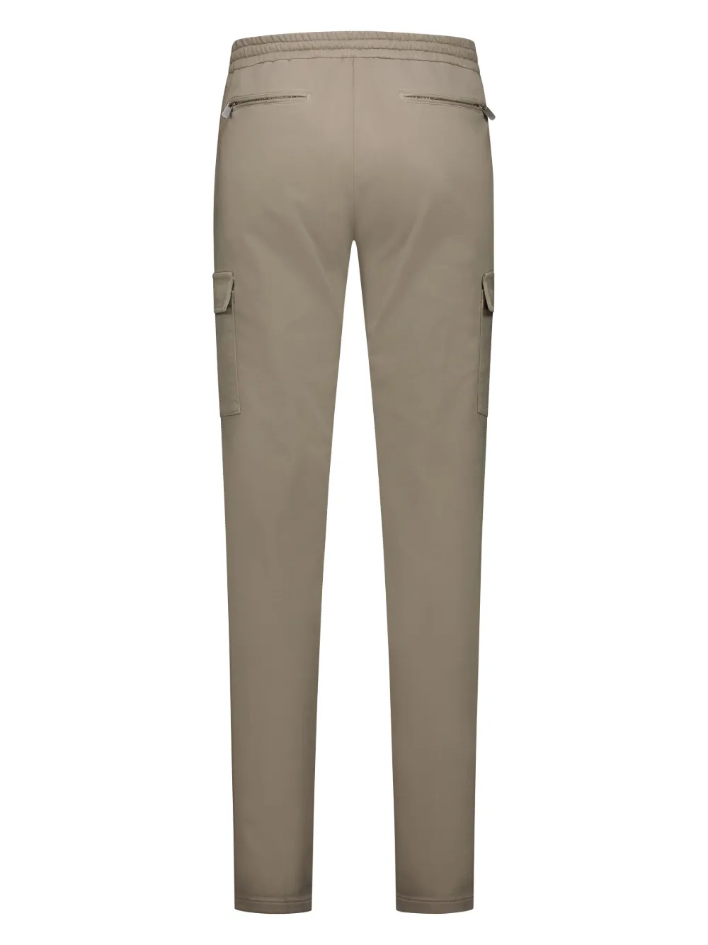 marcopescarolo Marco Pescarolo Straight broek met trekkoordtaille - Beige