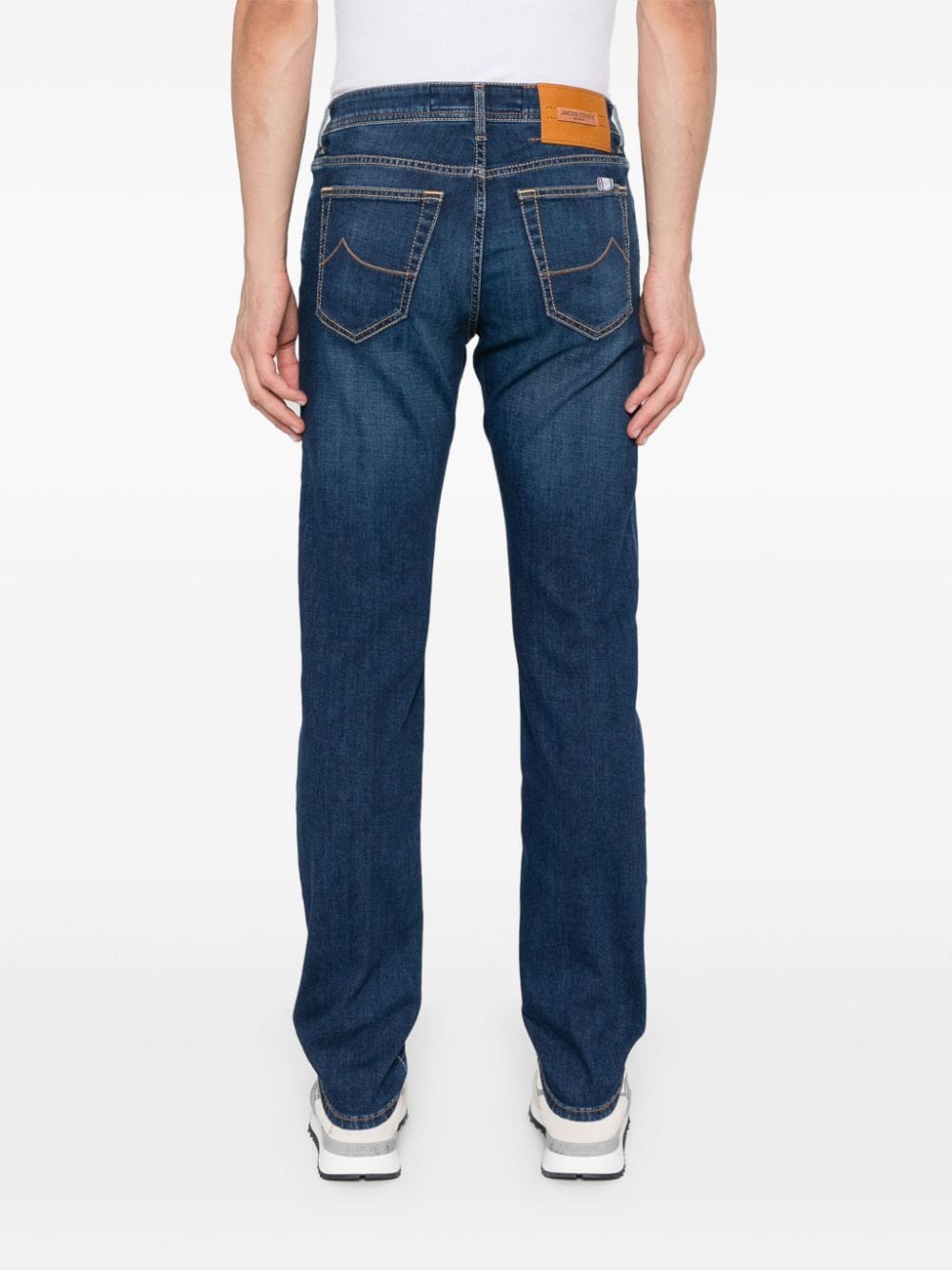 Shop Jacob Cohen Bard Jeans In Blue