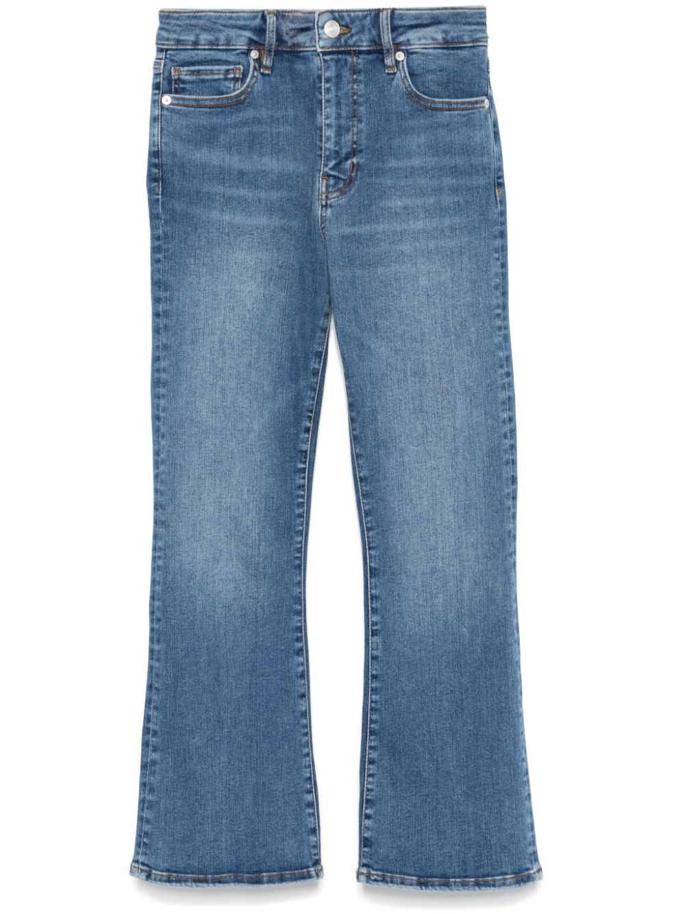 cropped bootcut jeans