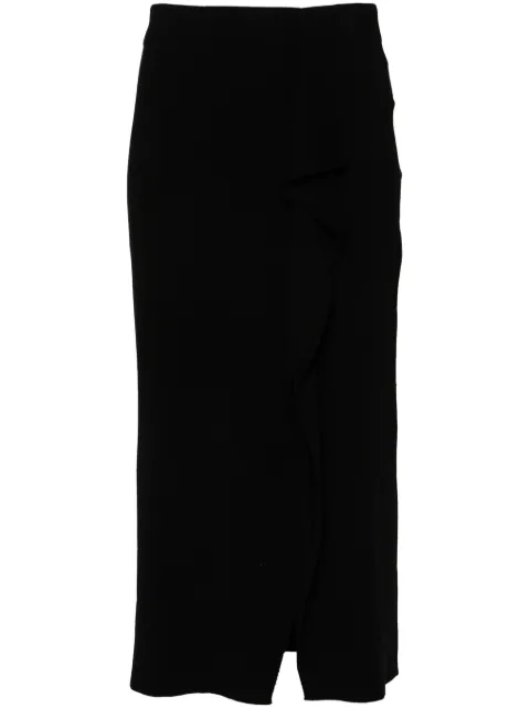 P.A.R.O.S.H. draped midi skirt