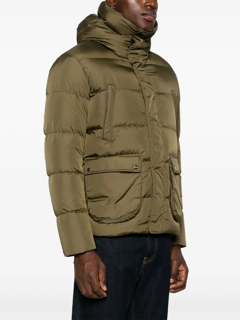 Herno Donsjack met capuchon Groen