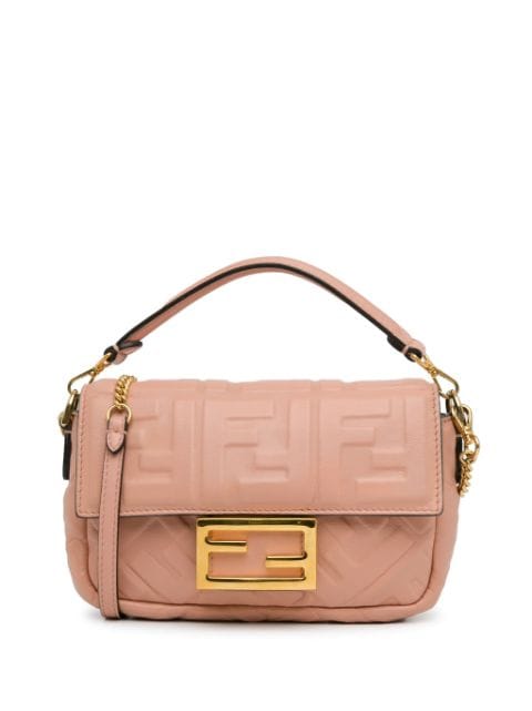 Fendi Pre-Owned 2010-2023 ズッカ バゲット サッチェルバッグ ミニ