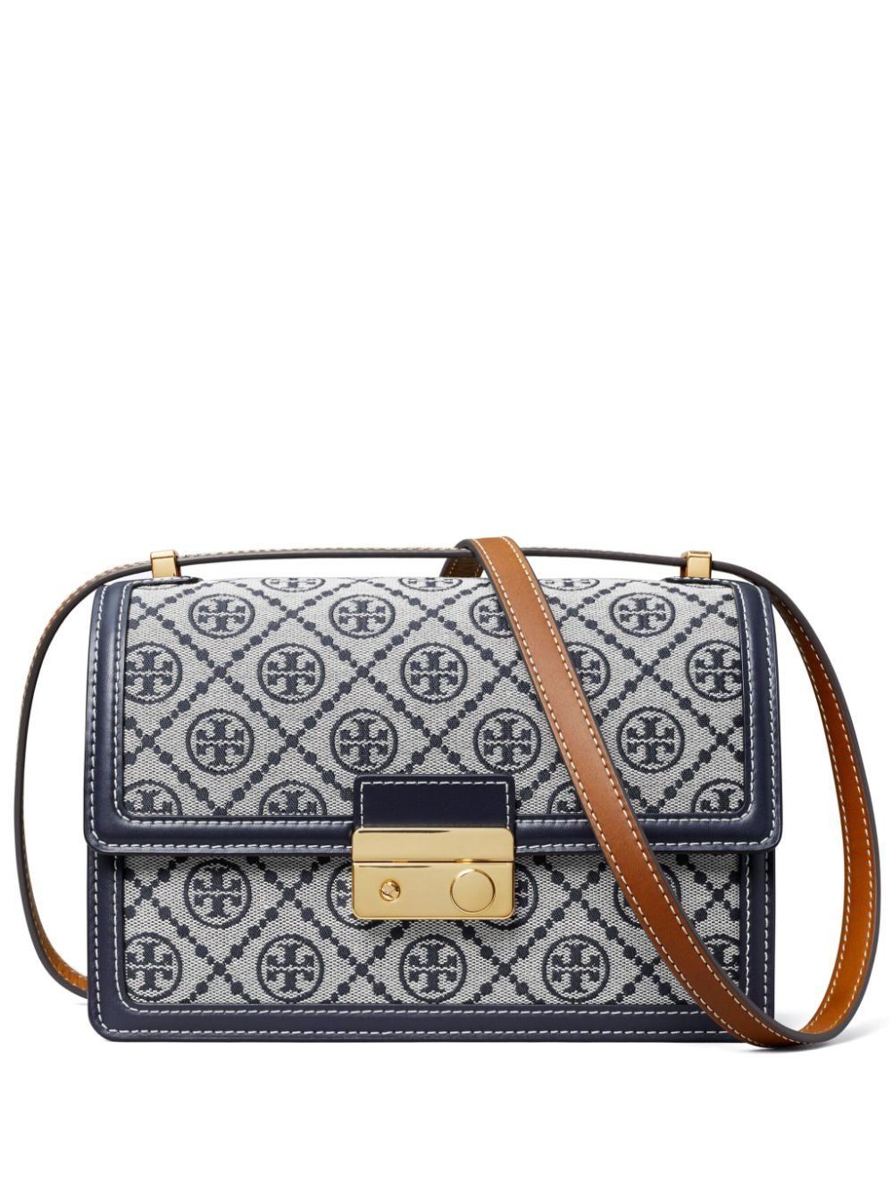 Tory Burch T Monogram shoulder bag - Blue