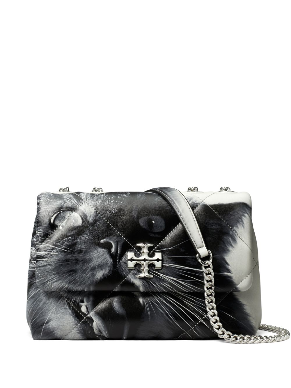 Tory Burch x Walter Schels small Kira cat-print convertible shoulder bag – Black