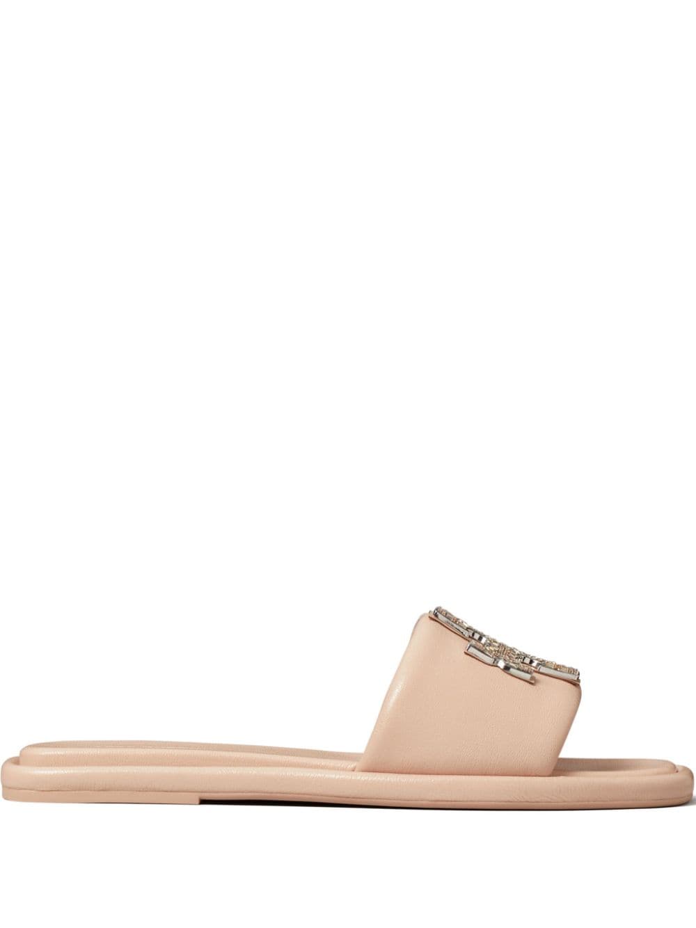 TORY BURCH DOUBLE T DECO SPORT SLIDES 