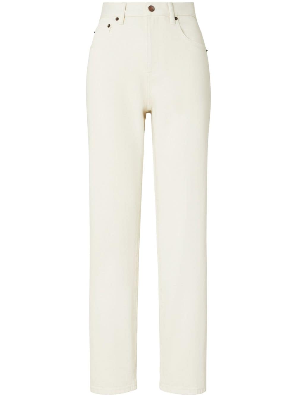 Tory Burch straight-leg jeans...