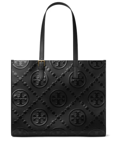 Tory Burch T Monogram-embossed tote bag