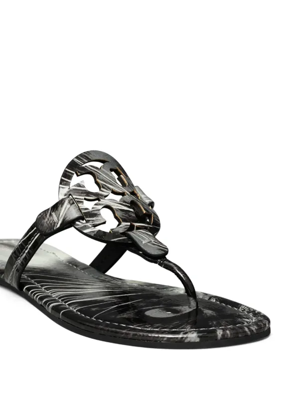 Tory Burch Miller Sandals | Black | FARFETCH
