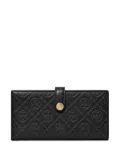 Tory Burch T-monogram leather wallet - Black