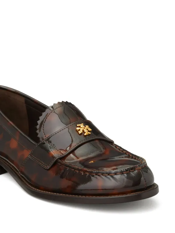Tory Burch レザーローファー | ブラウン | FARFETCH JP