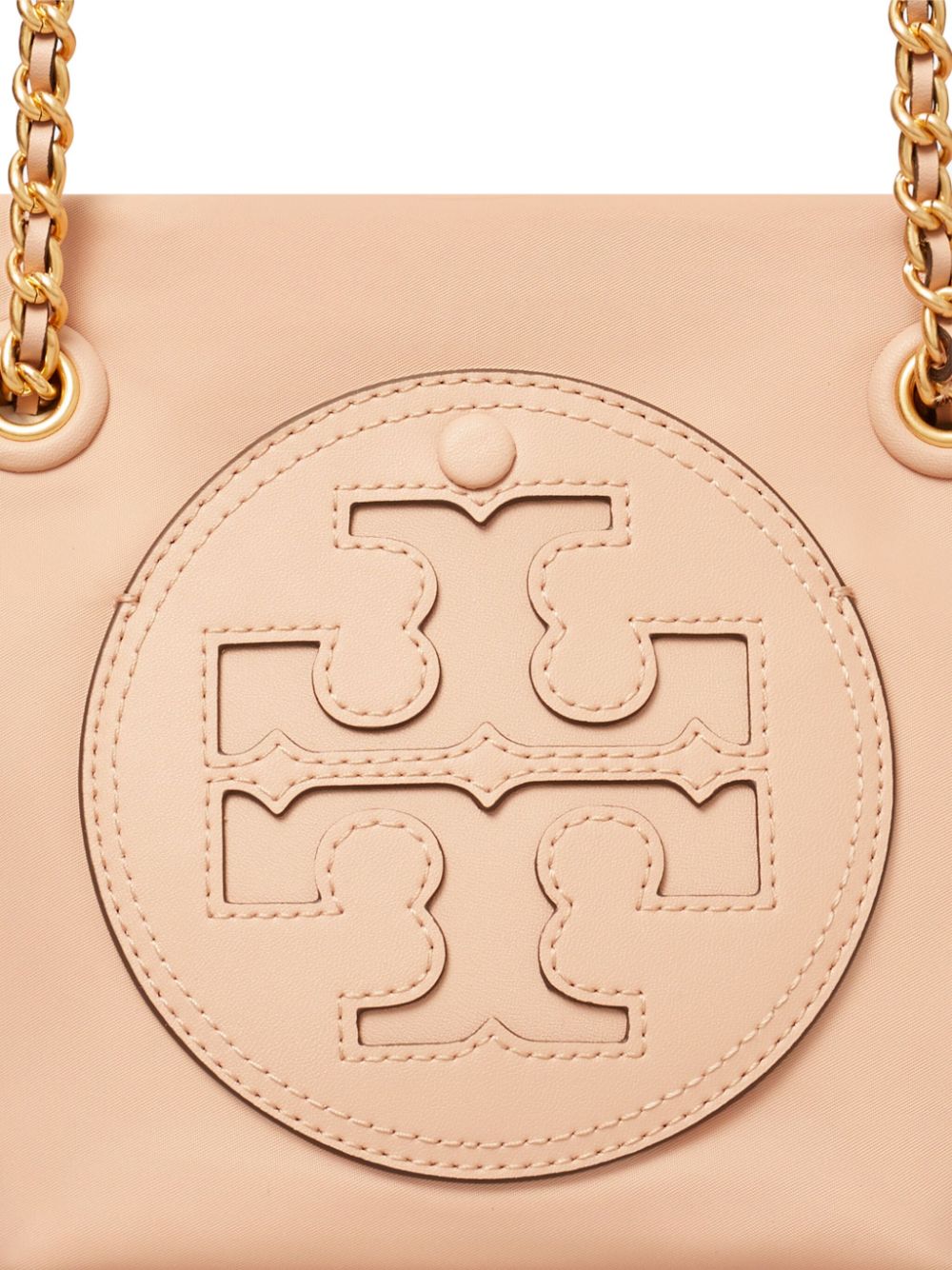 Shop Tory Burch Small Ella Chain Cross Body Bag In Neutrals