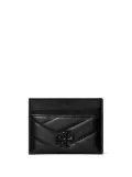 Tory Burch Kira Chevron Powder coated card holder - Black