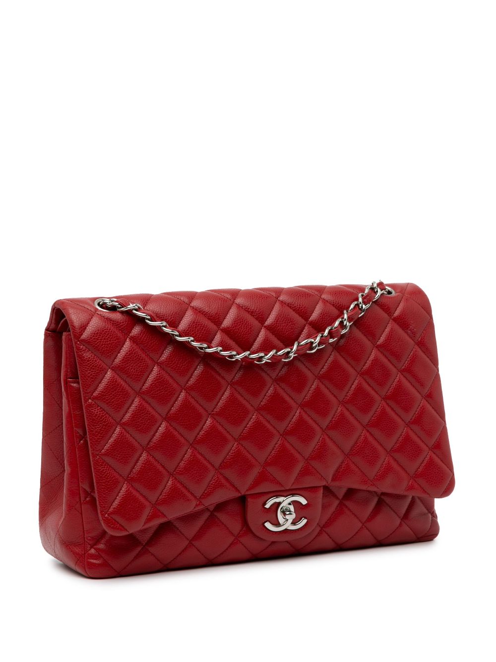 CHANEL 2010-2011 Maxi Classic Caviar Double Flap shoulder bag Women