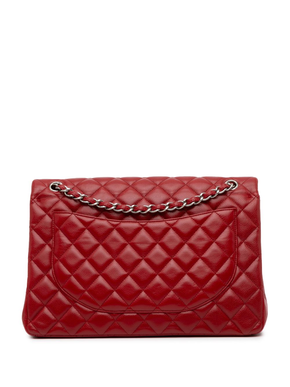 Affordable HOT SALE CHANEL 2010-2011 Maxi Classic Caviar Double Flap shoulder bag Women