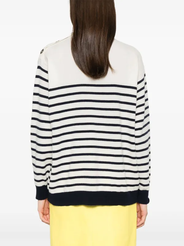 Blumarine ブルマリン デザインプルオーバー Blumarine ロゴ プルオーバー | ニュートラル | FARFETCH JP