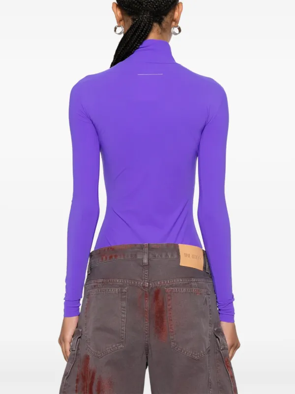 ブラジャー MAISON MARGIELA Women Bodysuit Tops S29RJ0032SV0259391 Pink Maison Margiela high-neck Bodysuit | Red | FARFETCH