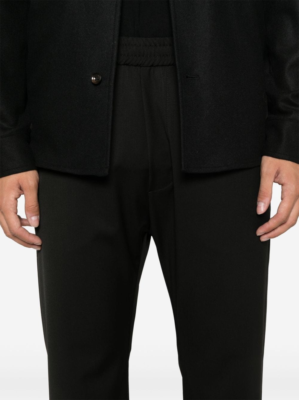 Shop Barena Venezia Tosador Track Pants In Black