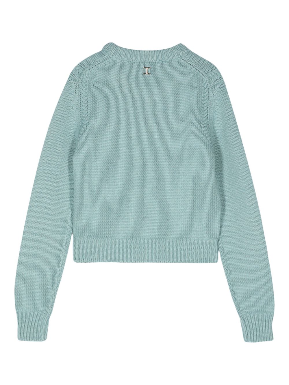 Chloé cropped sweater - Blauw